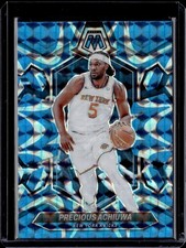 2023-24 Panini Mosaic #34 Precious Achiuwa Reactive Blue