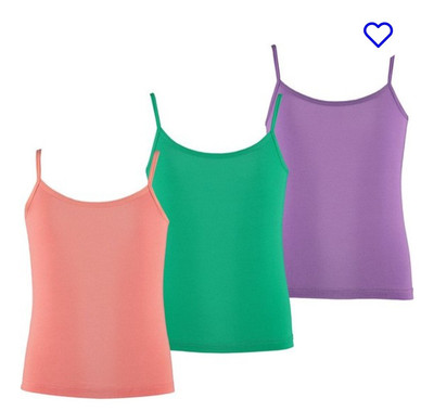 Bamboo by Apollo Mädchen Top 3er Pack Girls  Bio-Unterhemd  Gr. 146/152 Neu OVP