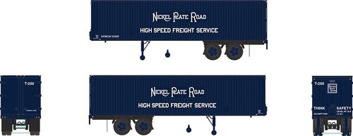 Furgoneta Rapido Trains 403011 HO NKP 35' Fruehauf Integral-Post Volume #T-262 | Zustand: New