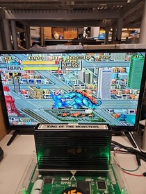 King Of The Monsters Neo Geo MVS SNK 100% AUTHENTIC - TESTED *SECURITY SEAL*