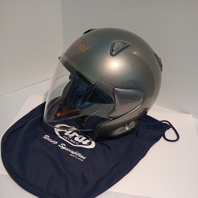 Arai SZ /C  Snell DOT Open Face Motorcycle Helmet Silver XL