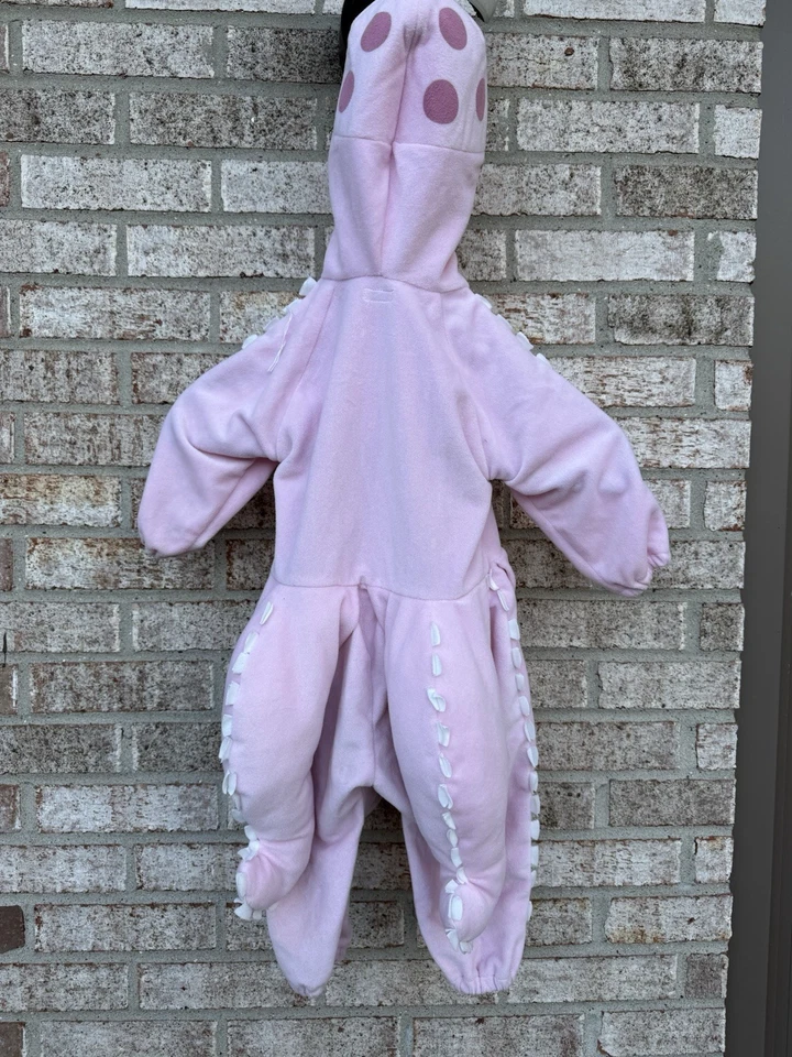 Розовый осьминог океан костюм 18-24 месяцев флис молнии руки Хэллоуин Babystyle - Изображение 3 из 4