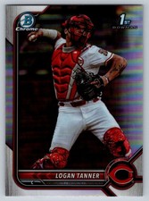 2022 Bowman Draft #BDC-55 Logan Tanner Chrome Refractor
