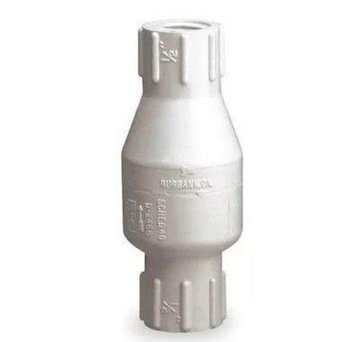 DAYTON 4RG64 Spring Check Valve,4.4063 in Overall L 4RG64