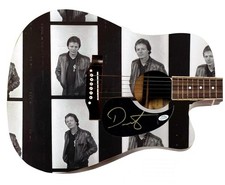 Delbert McClinton Signed 1:1 Signature Edition Graphics Photo Guitar ACOA