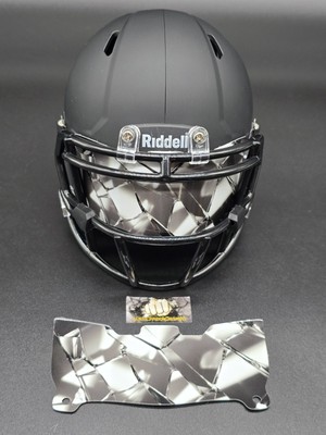 Custom Broken Glass Mini Helmet Visor (Thin Flexi Style)  **See Description**