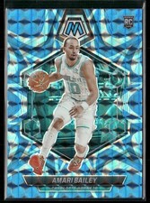 Amari Bailey 2023-24 Panini Mosaic Reactive Blue #231 RC Charlotte Hornets