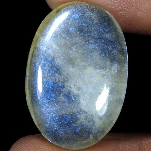 32.75 Ct Natural Rainbow Moonstone Doublet Oval Cabochon 26x17x7 Loose Gemstone
