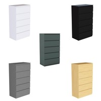 Vida Designs Denver 5 Drawer Chest of Drawers Storage Cabinet Bedroom Furniture