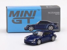 Mini GT 1/64 Porsche 911 RUF CTR Anniversary 930 Dark Blue #451 Diecast Model