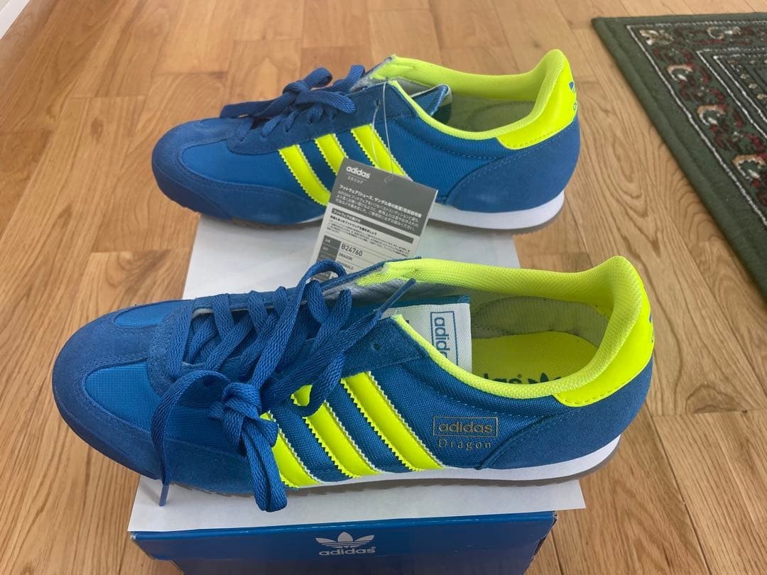 adidas Originals Dragon OG Sneakers 26.5cm Mesh Suede Vintage New Rubber outsole image 6