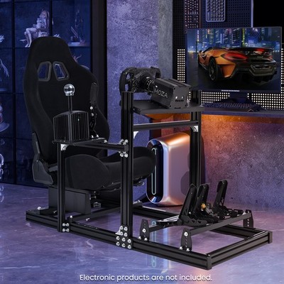 Minneer 3060 Aluminium Racing Sim Cockpit oder Sitzpassung Logitech THRUSTMASTER