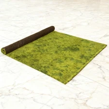 Lush Artificial Grass Mat 4x3.3 Ft - Realistic & Soft Synthetic Turf, Waterpr...