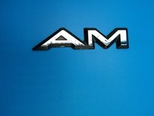 Vintage Amc Am Emblem Badge Oem Metal 1970s Classic Car Trim American Motors