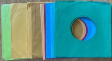 45rpm Medium Light Mixed Color Storage Sleeves, Lot of 20