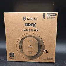 Kidde Firex SMAC10YFEX 21033087 Smoke Alarm, Hardwired W/ 10-Year Backup Battery