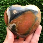 370g Natural Ocean Jasper Heart Crystal Specimen Freeform Energy Healing Reiki