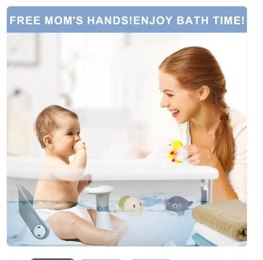 Baby Bath Seat with Thermometer – Non-Slip Toddler Bath Chair for Babies 6–24 Mo
Opens in a new wind