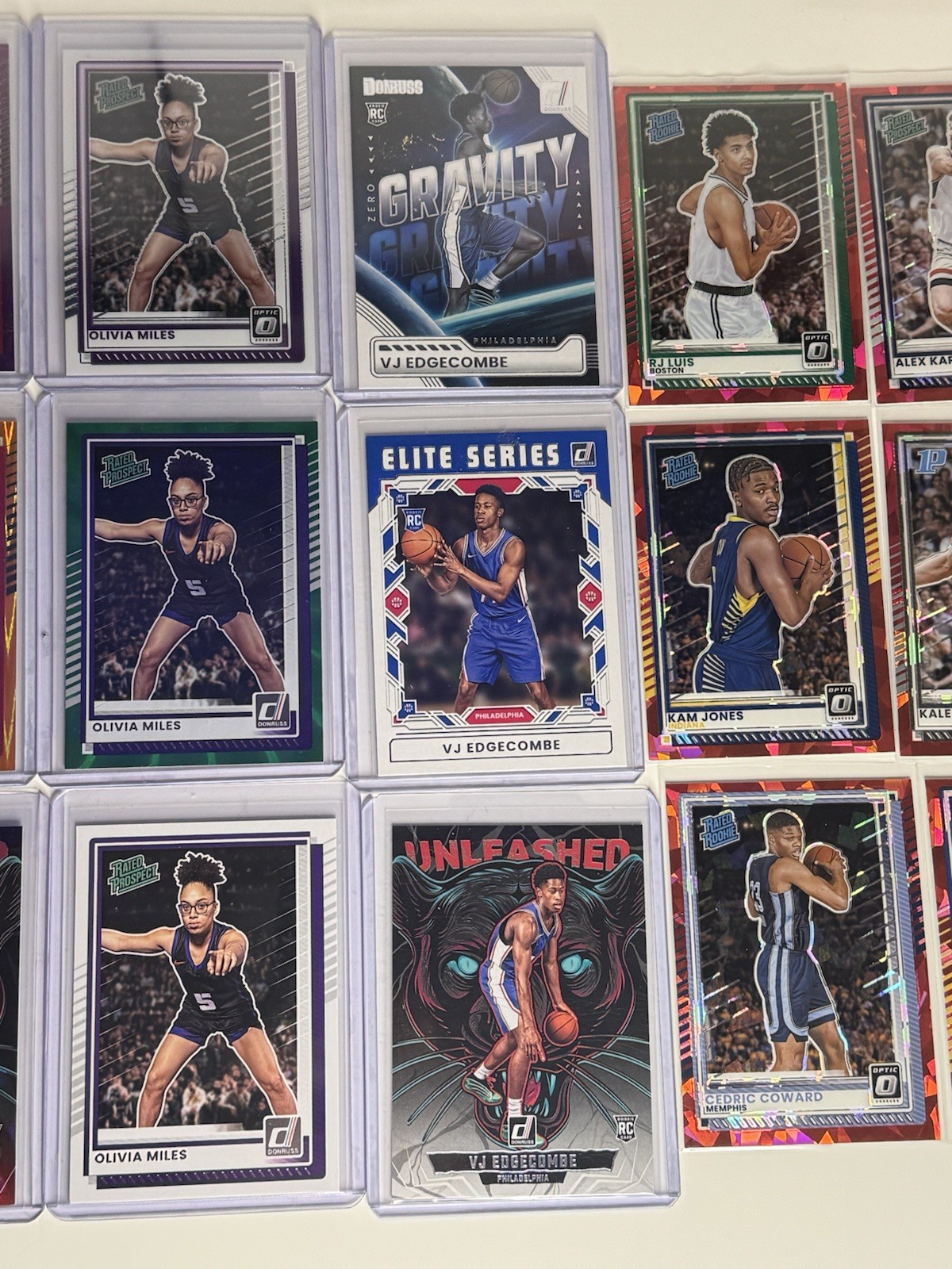 2025-26 Donruss Optic NBA 3 Card Lot - Autos, Numbered, Patch, Rookie, Inserts view 5