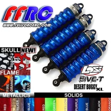 DDMSM160RD FULLFORCE RC LOSI 5IVE-T SHOCK BOOTS RED (4PCS)