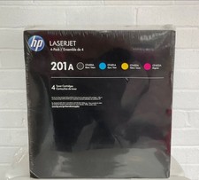 HP 201A Genuine Laser Jet Toner Cartridge 4 Pack CF400A CF401A CF402A CF403A New