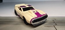 Johnny Lightning Cream Purple Javelin on Dash Chassis