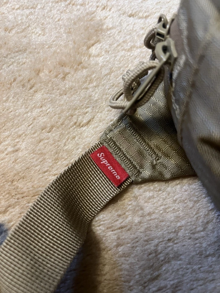 Supreme Marsupio Marsupio Tan Eco Nylon Impermeabile Esercito Marrone - Immagine 4 di 4