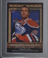 2010-11 Upper Deck Biography of a Season Taylor Hall #BOS9 k8i