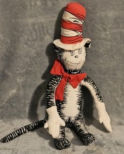 Vintage 1994 Cat in the Hat Dr. Seuss Random House Plush 16 Inch