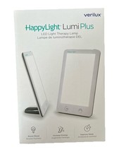 Verilux HappyLight Lumi Plus - Light Therapy Lamp with 10,000 Lux, UV-Free