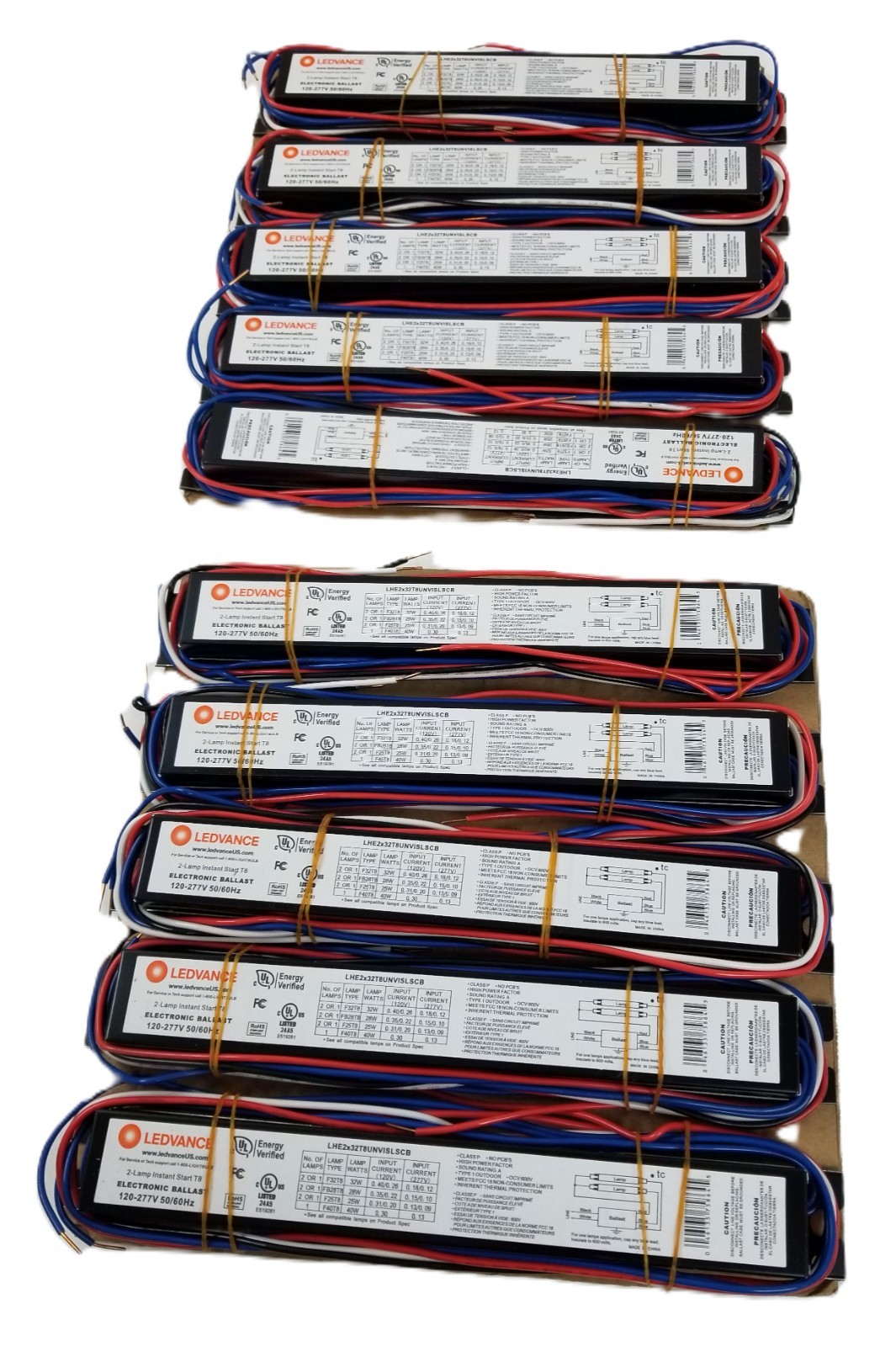 10 LEDVANCE 75864-0 Electronic Ballast LHE2x32T8UNVISLSCB 120V-277V 50/60Hz NEW