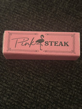 PINK STEAK  VINTAGE MATCHBOX- WEST PALM BEACH FLORIDA  FLAMINGO