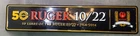 Ruger 50th Anniversary 24” Embossed Tin Sign 10/22 Rifle 1964-2014 Collectors