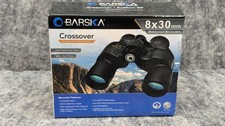 🔥New🔥 BARSKA AB13530 Crossover 8x30 Waterproof Binoculars for Sports, Boating