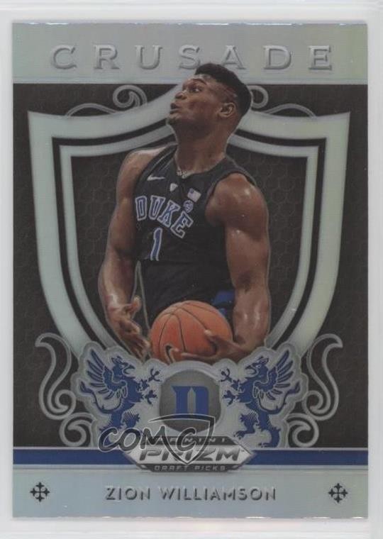2019-20 Panini Prizm Draft Picks Crusade Silver Prizm Zion Williamson #51 05qn