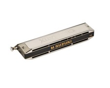 Suzuki SCX-64 Chromatic Harmonica 16-Hole 64-Note Sirius Series Silver