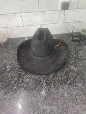 Beaver.  10X.  Quality  Brown  Cowboy Hat  Size  7 -56 Leather Hat Band 