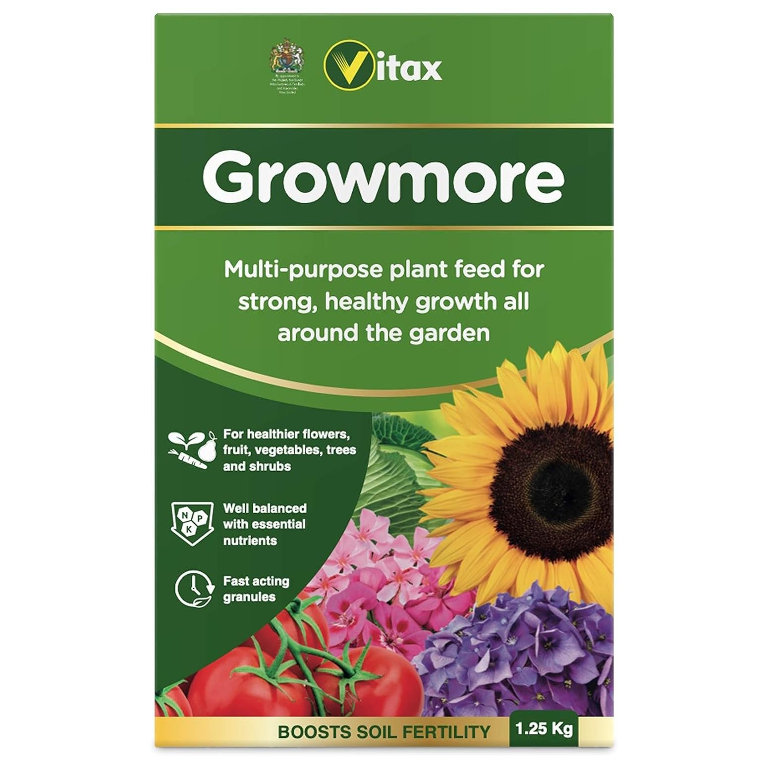 Vitax Growmore 1.25 Kg 6Gr126 - Image 2