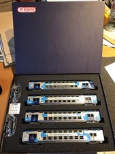 VITRAINS 1120L : SET 4 VO2N HAUTE NORMANDIE SNCF VERSION ÉCLAIRÉE NEUF EN BOITE