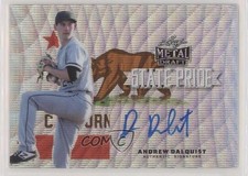 2019 Leaf Metal Draft State Pride Wave 24/30 Andrew Dalquist #SP-AD1 Auto 0wm6