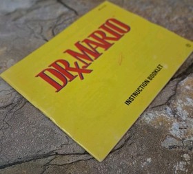 Dr. Mario Manual - Nintendo Entertainment System NES **SEE DESC**