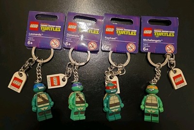 Lego Turtles - Schlüsselanhänger/ Keychains - Full Set/ NOT MTG - Neu! 