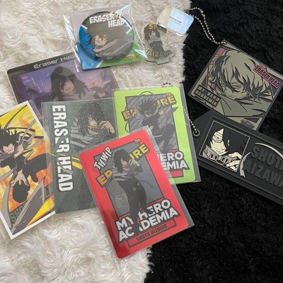 My Hero Academia Shota Aizawa Gummi Schlüsselanhänger Karte Zubehör selten au...