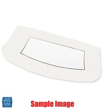 66-67 Gto 442 Chevelle Convertible Rear Plastic Window Vinyl White Wo Zipper