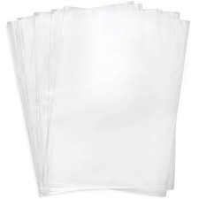 Shrink Wrap Bags,100 Pcs 9X14 Inches Clear PVC Heat Shrink Wrap for Packagaing S