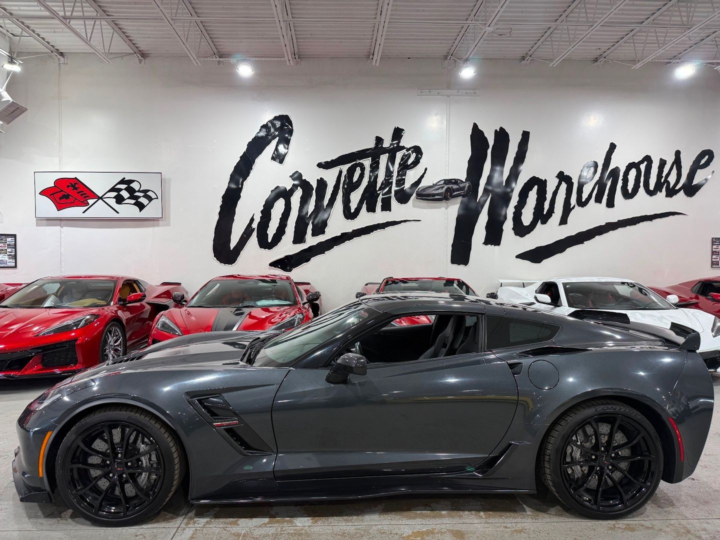 2017 [G7Q] Watkins Glen Gray Metallic Chevrolet Corvette   | C7 Corvette Photo 2