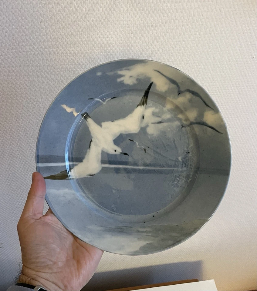 Manufacture Nationale De Sèvres Assiette Porcelaine Belet À Identifier - Photo 4/4