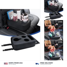 Upgraded Car Cup Holder with Dual Secure Strap Back Seat Cup Holder for Car