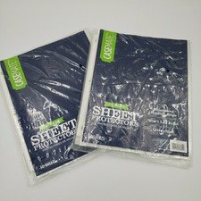 100 Count Sheet Protectors Letter Size Top Load Plastic Sleeves Medium Weight