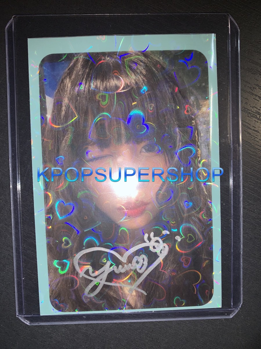 LOVEONE Yuna Signed Autographed Photocard - 1st Single Album Funny